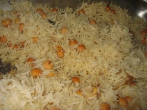 Channa(Chick Peas) Pulao recipe at DesiRecipes