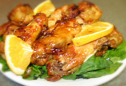 Spicy Orange Chicken Wings recipe at DesiRecipes