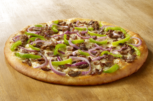 Cheesesteak Pizza recipe at DesiRecipes