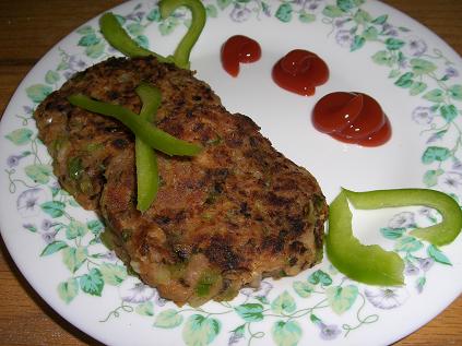 Matar Cutlets recipe at DesiRecipes