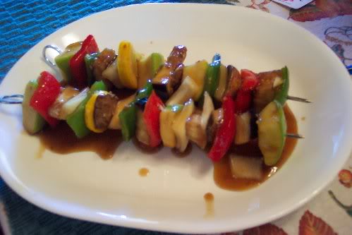 Garlic Veggie Kababs recipe at DesiRecipes