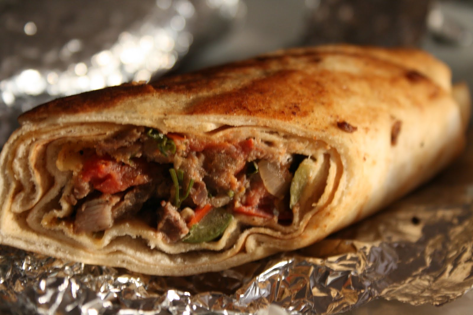 Shawarma Wrap recipe at DesiRecipes