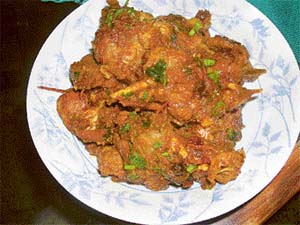 Hara Masala Bhuna Gosht recipe at DesiRecipes