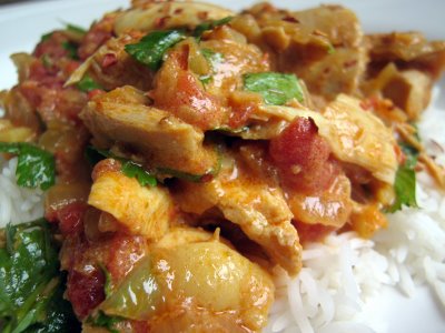 Spicy Apple/chicken Salaan recipe at DesiRecipes