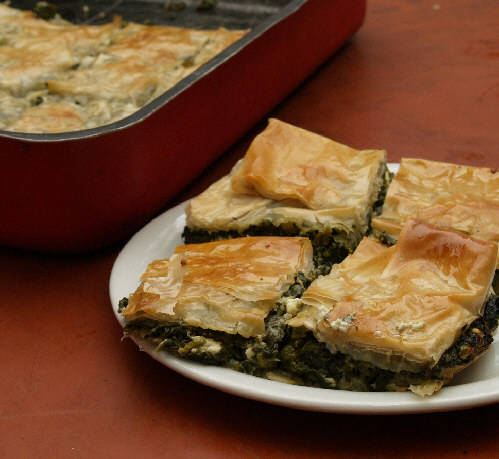Spinach Pie recipe at DesiRecipes