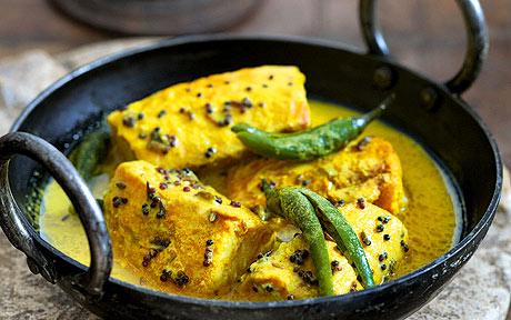 Salmon In Mustard Sauce recipe at DesiRecipes