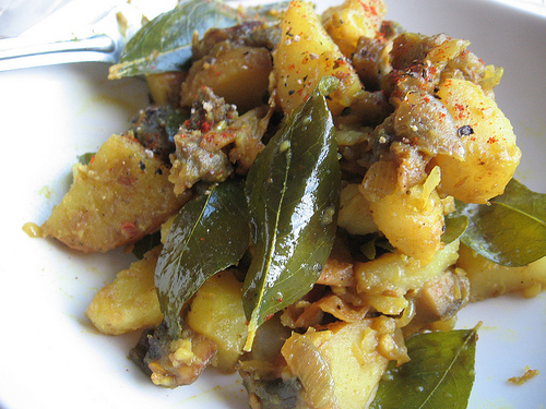 Potato Mushrooms recipe at DesiRecipes