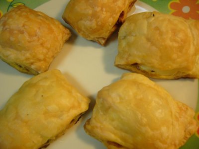 Cheese And Onion Pastries recipe at DesiRecipes
