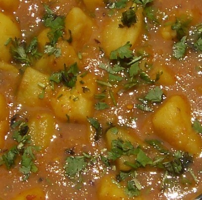 Aloo Gravy recipe at DesiRecipes