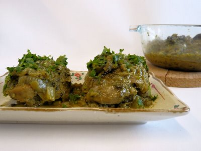 Chicken In Green Masala recipe at DesiRecipes