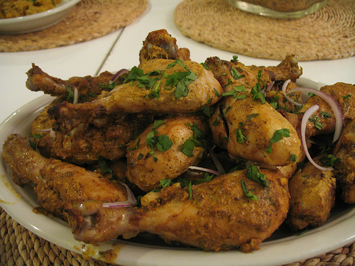 Savory Chicken Tikka recipe at DesiRecipes