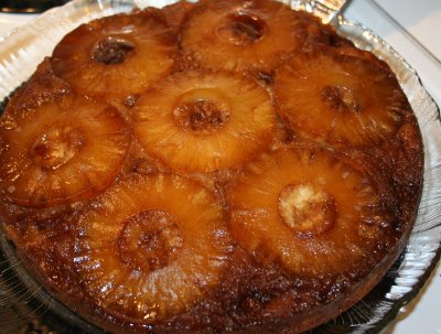 Pineapple Upside Down Cake recipe at DesiRecipes