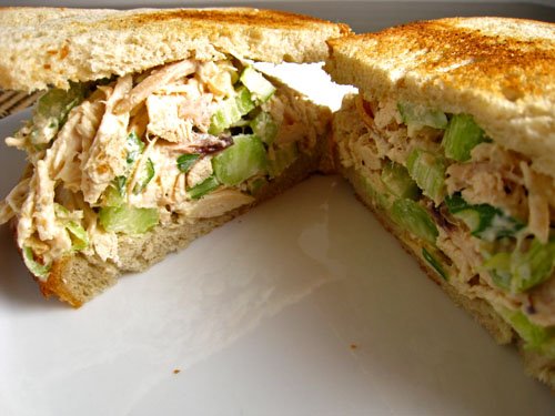 Shredded Chicken Sandwiches recipe at DesiRecipes