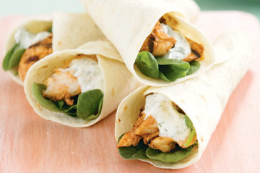 Tandoori Wrap recipe at DesiRecipes