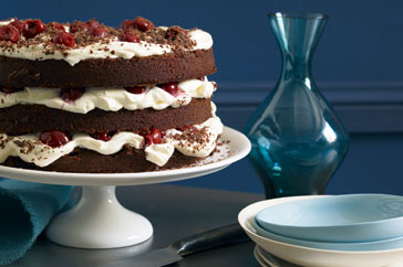 Black Forest Cake Without Baking recipe at DesiRecipes