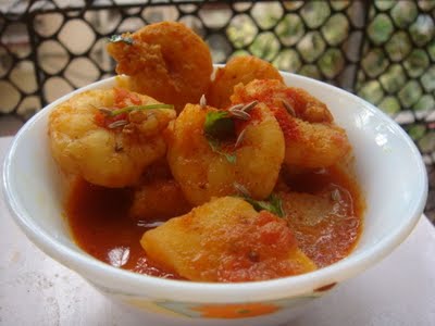 Prawn Sixty Six recipe at DesiRecipes