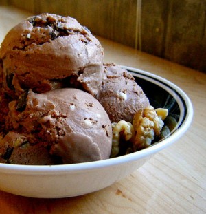 Chocolate Ice Cream at DesiRecipes.com