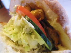 Chicken Pita at DesiRecipes.com