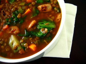 Lentil Soup at DesiRecipes.com