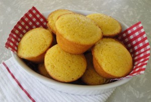 Honey Corn Bread Muffins recipe