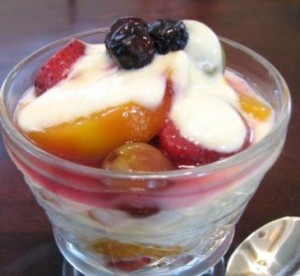 Fruited Cream at DesiRecipes.com