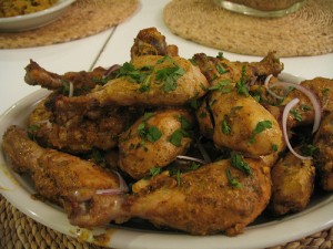 Savory Chicken Tikka at DesiRecipes.com