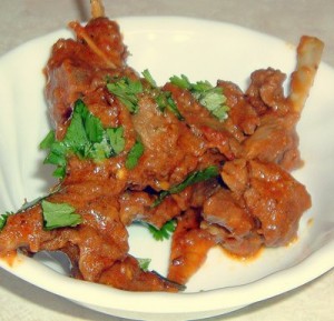 Mutton Chops In Garam Masala at DesiRecipes.com