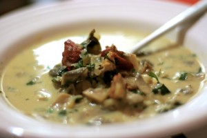 Mushroom Soup at DesiRecipes.com