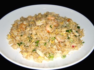 Ginger And Prawn Fried Rice