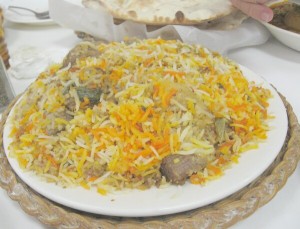 Paneer Kofta And Kabab Biryani recipe