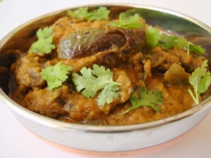 Kashmiri Dahi Baingan at DesiRecipes.com