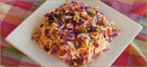 Colorful Crunchy Coleslaw recipe