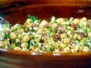 Chick Peas And Paneer Salad recipe