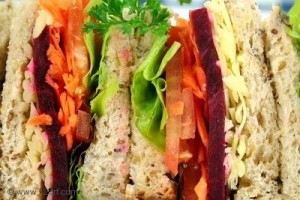 Carrot And Beetroot Sandwich at DesiRecipes.com