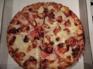 Chicken Tikka Pizza at DesiRecipes.com