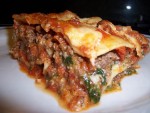 SPINACH LASAGNA at DesiRecipes.com