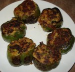 STUFFED BELL PEPPERS at DesiRecipes.com