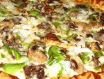 Philli Cheese Steak Pizza at DesiRecipes.com