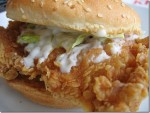 Zinger Burger at DesiRecipes.com