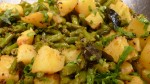 Potato With Green Beans at DesiRecipes.com