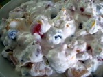 CREAMY FRUIT SALAD at DesiRecipes.com