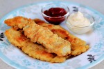 Crispy Chicken Fingers at DesiRecipes.com