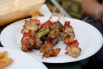 CHICKEN AND VEGETABLE KEBABS at DesiRecipes.com