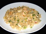 GINGER AND PRAWN FRIED RICE at DesiRecipes.com