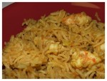 PRAWN PULAO at DesiRecipes.com