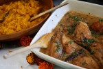 Chicken In Silky Almond Sauce at DesiRecipes.com